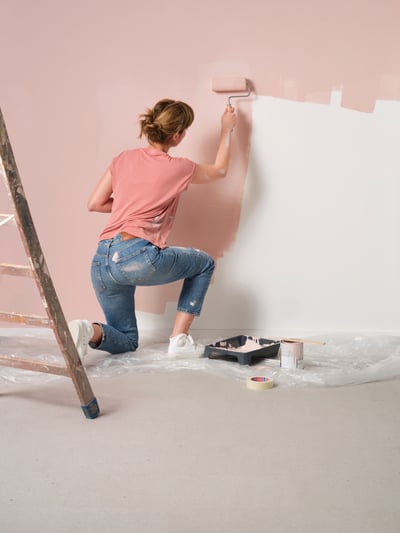 Berry Alloc Live tegel - sfeerbeeld _ houten ladder