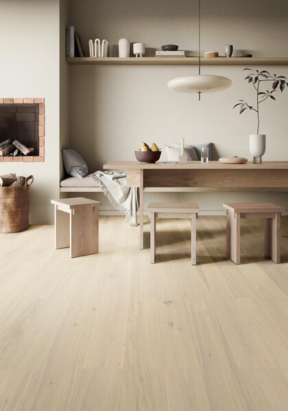 Strong wood floors - albatre naturel