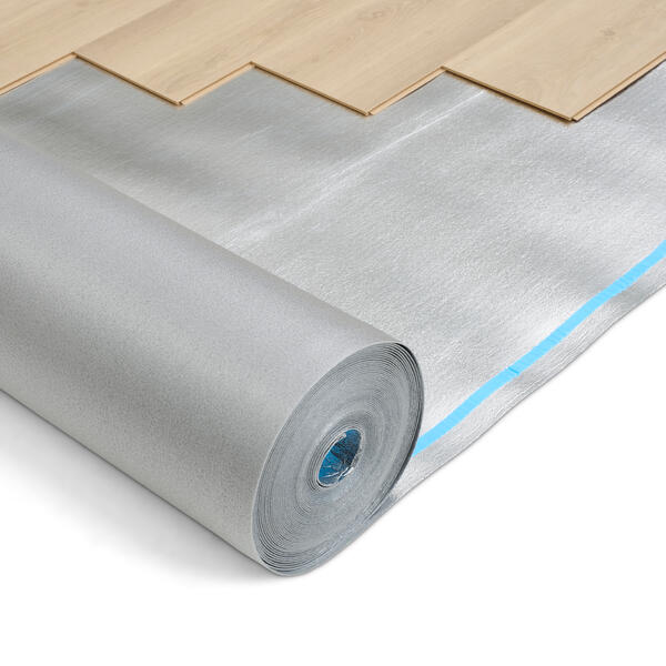 Installation of a floating floar with an underlay
