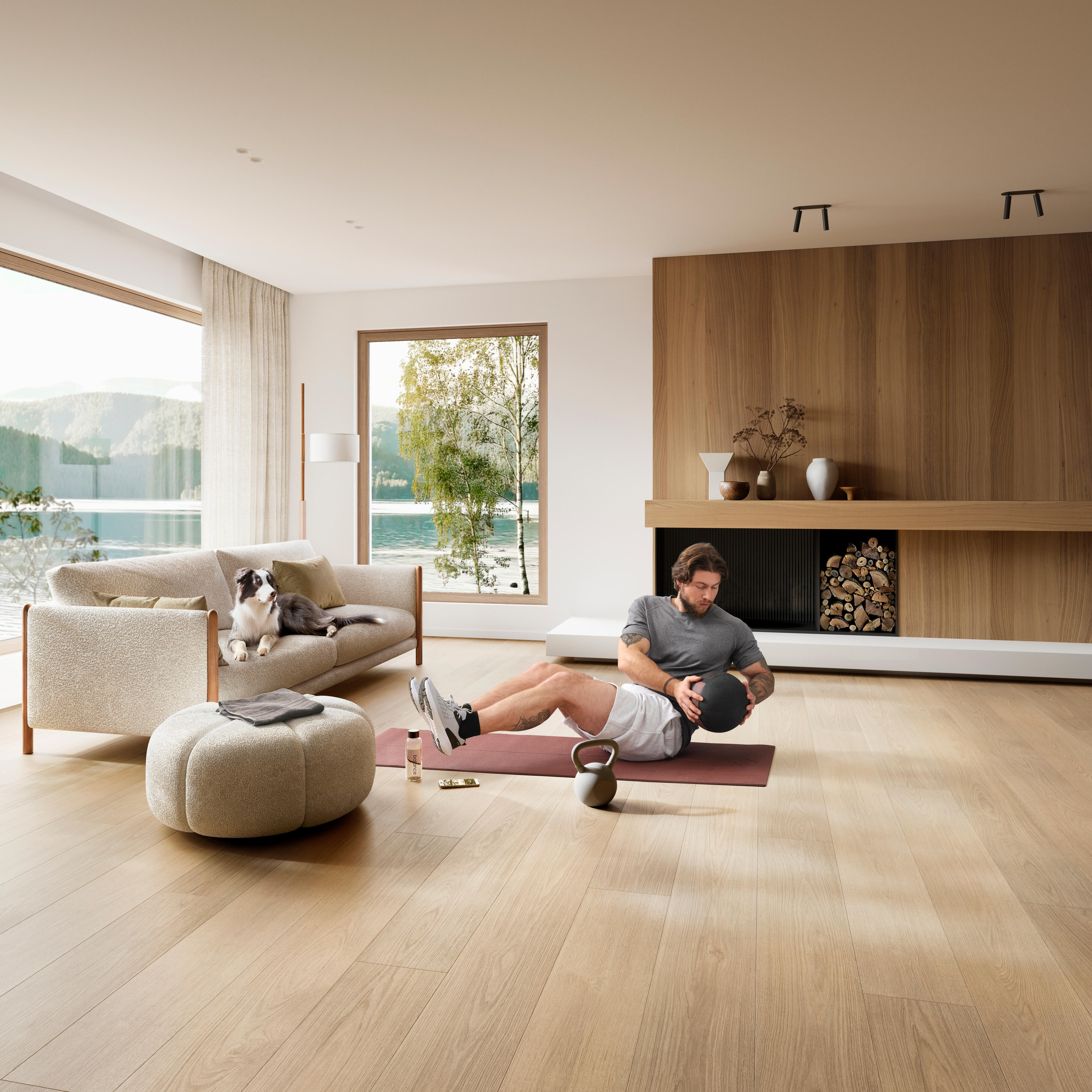 High pressure floors - Grand Avenue - Saga Oak
