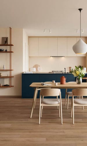 A modern kitchen in just two steps