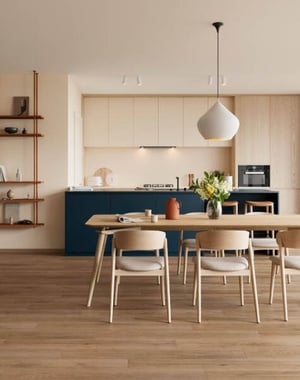 A modern kitchen in just two steps