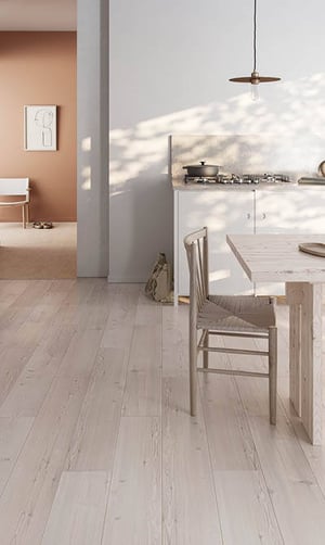 How should I install my herringbone laminate floor: floating or glued?